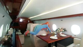 Backstage from Photosession, four Catsuits and Fly Jet Photoshoot