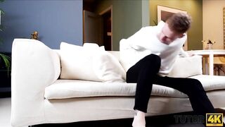 TUTOR4K. Young man wants to bonk and chooses professor as