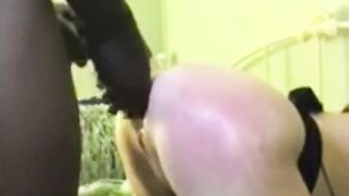 cougar Old Lady Squirts while Double Satisfaction Sex Toys Fully Penetrate her