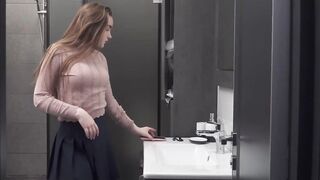 Teeny Couple - Cumming on adorable teeny's Nasty back
