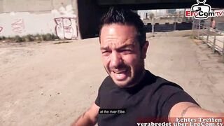 german mom hitchhiker pick up and public boned into vehicle