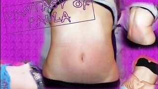 BP Hot Belly Push Stomach Penetrated Abs Screwed Goddess chick
