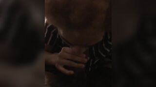 Step Sister Swallows her Huge Step Guy up