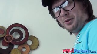 milf wears panties while tricked inside thinking this is porn