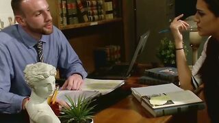 Lyla Storm Sucks Wolf Hudson's Bull Cock in Professor's Office