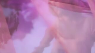 Busty Blonde Peggy McIntaggart Smears Mud on Hairy Pussy in Solo Outdoor Striptease