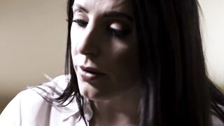 BBW MILF Doctor Angela White Sucks Big Cock in Threesome with Latina Karlee Grey