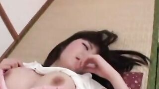 Japanese MILF Gets Rough Doggystyle Fuck in Bedroom