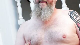 Bearded Daddy Tony Marks Bareback Fucks Hairy Cub Alezgi Cage in Vegas