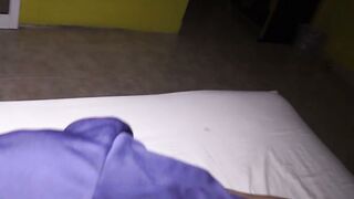 Asian Shemale in Jersey Deepthroats and Takes Big Cock Anal