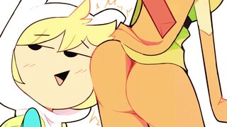 Blonde Cartoon Bunny Girl Deepthroats Cock with Big Tits