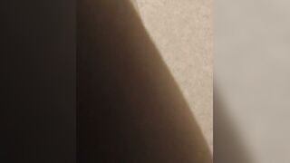 Brunette in Black Lace Socks Deepthroats Cock POV Blowjob