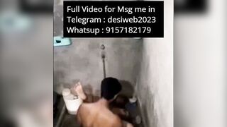 Indian Girl Kissing and Fucking BF in Bathroom Nude