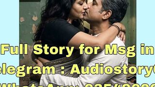 Married Woman Kissing Her Husband's Friend in Saree