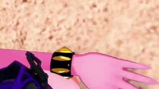 Deltarune Susie Deepthroats Kris Cock in Desert