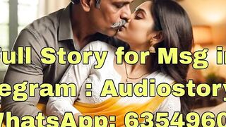 Mom Yoga Class Chudai - Older Man Kissing Wife in Saree