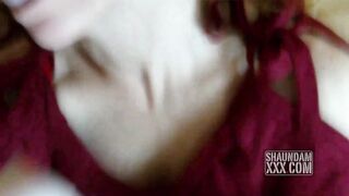 SHAUNDAM FEEDS ORAL SEX MASTER HIS big black dick TEA BAGGIN NUTS UP
