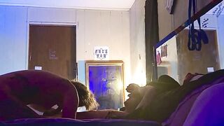 Bound him up , Teased him & made him Cum