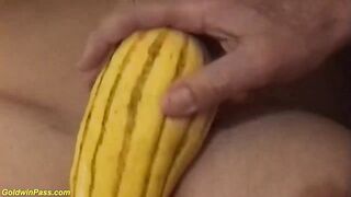 first hard 3 way for chubby grandmother