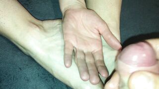 Amateur Cum Compilation #9 Bare Foot, Soles and Foot