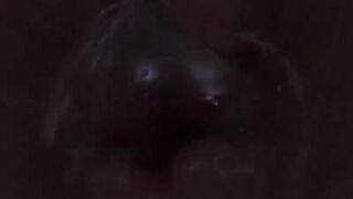 Long booty 19 year old Evelina Darling squirts cum out of her
