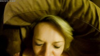 pov Passionate Lovers having Sex on the Couch