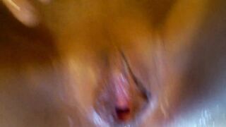 Thirsty hoe milks her own g-spot and drinks her own