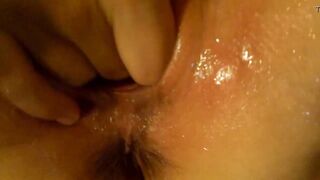 Thirsty hoe milks her own g-spot and drinks her own