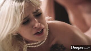 Deeper. Shy understudy is seduced by her infamous co-star