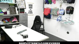 Thief mom Sofi Ryan Taken To The Backroom For A