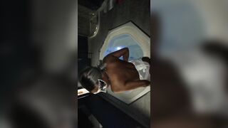 African Hole Broken by Huge Penis Deep Throat and Drink at