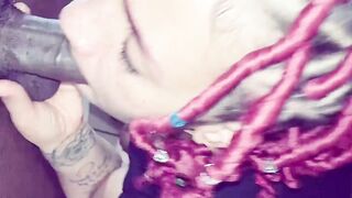 Bombshell Black Sexy With Freckles Sucks My African Dick! (point of view)