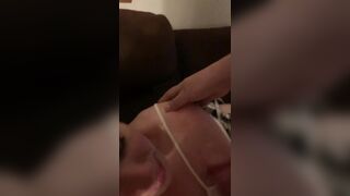 STEPDAD CATCHES EROTIC NYMPHO WATCHING HIS BDSM VIDEOS ON FATHERS