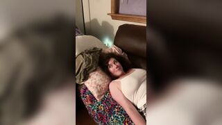 STEPDAD CATCHES EROTIC NYMPHO WATCHING HIS BDSM VIDEOS ON FATHERS
