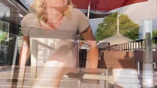 Pure Blonde Milf Wears Anal Plug and Remote Sex Toy into