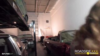 Roadside - Goddess With Big Melons Gets Fuck By The