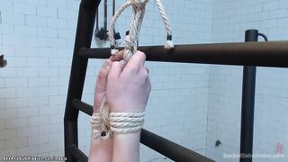 Hot is tied and banged