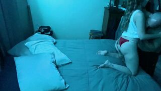 Amateur PAWG Butt Fingering/Squirting with Husbands Rough Dick