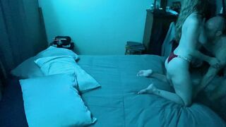 Amateur PAWG Butt Fingering/Squirting with Husbands Rough Dick