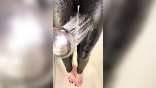 Cunt Soak into Leather Pants