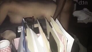 My Bae Fiance Banged by big black cock inside my Office