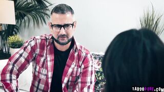 Isabella Nice gets back home to plowed her stepdaddy Calvin