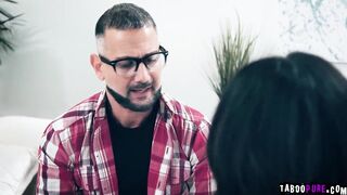 Isabella Nice gets back home to plowed her stepdaddy Calvin
