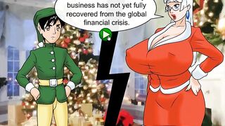 [xmas Anime Game] Christmas Pay Rise - Mrs. Santa Fucks