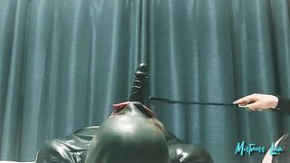 Face Sitting a Face Vibrator on my Slave. Hear him