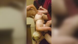 cougar getting Double Team by 2 Young Men