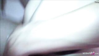 Petite German Step Milf Sophie Logan catch and Fucked by