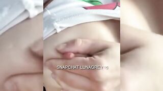 VOLUPTUOUS SNAPCHAT TEENS FINGER FUCK HERSELF TILL SHE JIZZES INTO THE