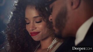 Deeper. Cecilia blows stranger's penis while bf watches
