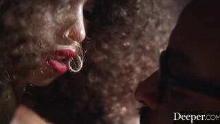 Deeper. Cecilia blows stranger's penis while bf watches